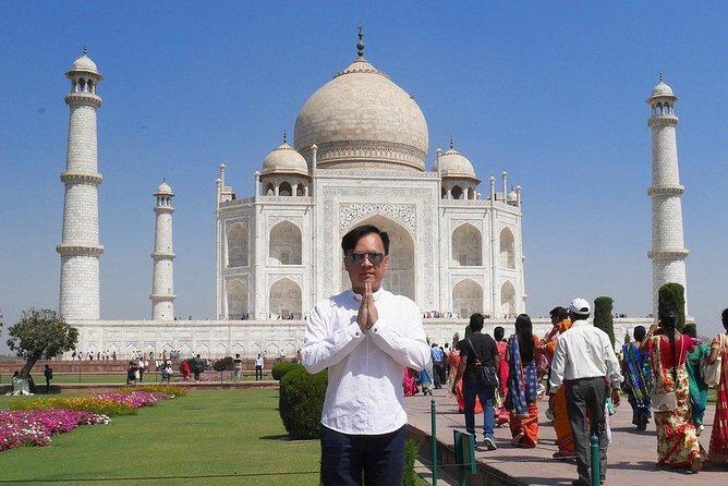 02 Days Taj Mahal Trip By Car From Delhi - Mehtab Bagh After Dark: A Different Taj View From the Gardens