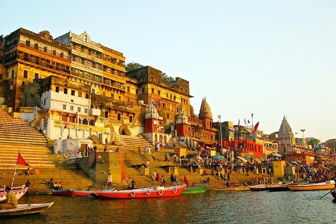 1-Day Trip to Varanasi from Delhi with Both side Commercial Flights - Arrival at 8:00 am: fresh up, then straight to the river