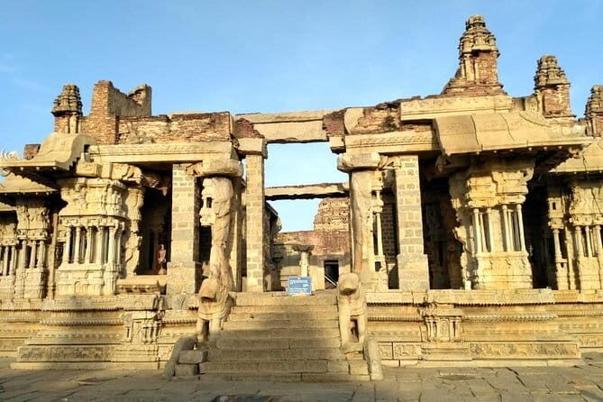 3 day private tour of Hampi from Bangalore by flight with guide and hotel - Day 2: Vijayanagara Royal Enclosures and Queen’s Bath to Lotus Mahal
