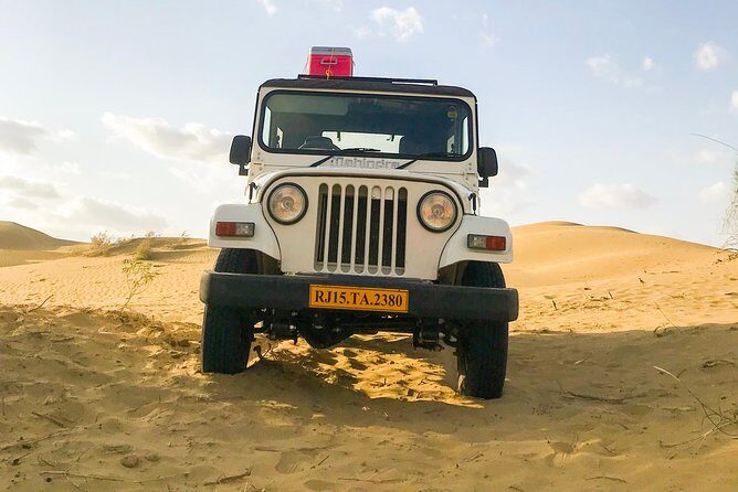 4x4 Jeep Desert Safari (NO Camel) - The Kuldhara Abandoned Village stop: walking through a story