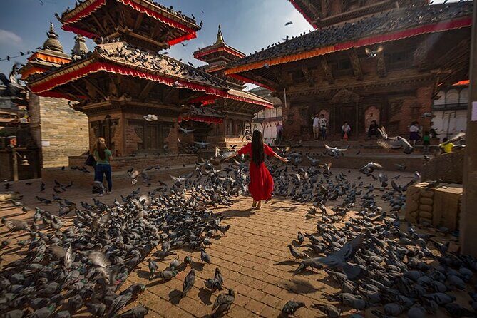 8 Days Tour of Essential India & Classic Nepal - Golden Triangle with Kathmandu - Day 6 Kathmandu Valley: Swayambhunath, Durbar Square, Boudhanath, and a food stop