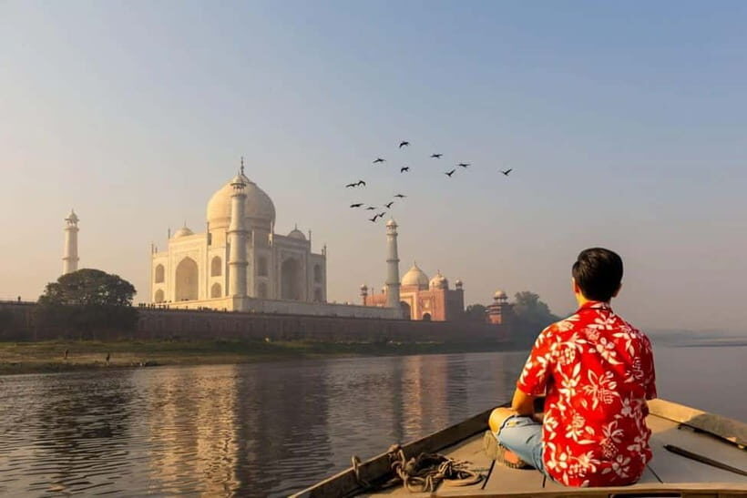 Agra: Taj Mahal Vip Tickets with Guide & Backside Boat Ride - The 4-Hour Flow: What You’ll Do, In What Order