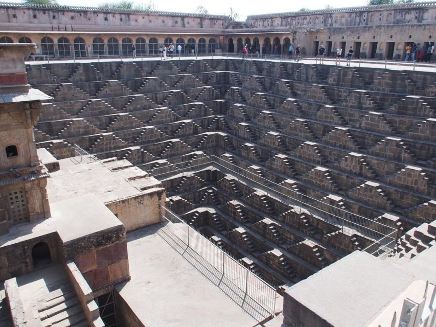 Agra to/from Jaipur with Chandboari Stepwell & Sikri Visits - Chand Baori Stepwell: 45 minutes of optical wonder
