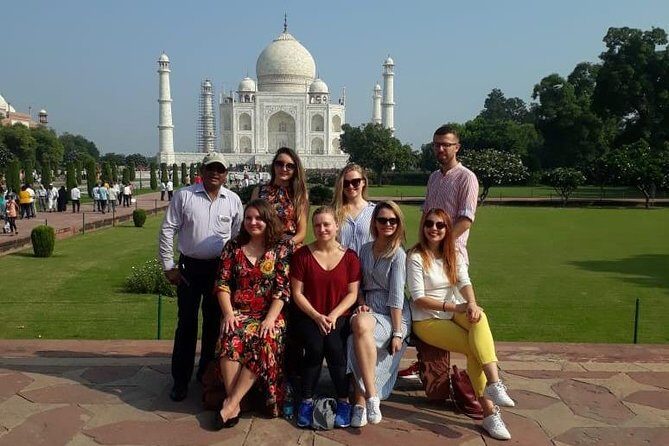 All inclusive Full Day Agra tour with exciting activities from Delhi by Car - Mehtab Bagh sunset point: the optional Taj from the backside