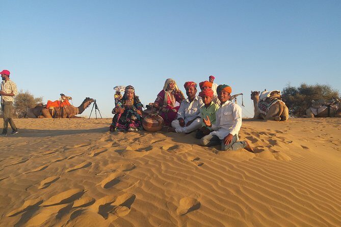 Amazing Overnight experience under the stars in Thar Desert - The Heart of Day One: Guided Camel Ride and Desert Lunch Timing