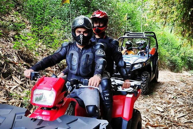 ATV QUAD BIke Riding 3 Kms Sportsman 570 - The tea-garden section: the calm before the bumpy fun