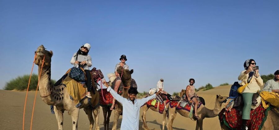 Blissful Half Day Sunset Camel Safari with Musical Evening - Rajasthani Folk Music and Dance With DJ Energy