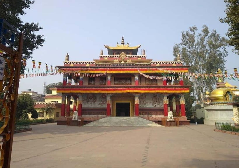 BODHGAYA FULL DAY TOUR - Indosan Nippon Japanese Temple: Japanese-Style Woodwork and Cultural Fusion