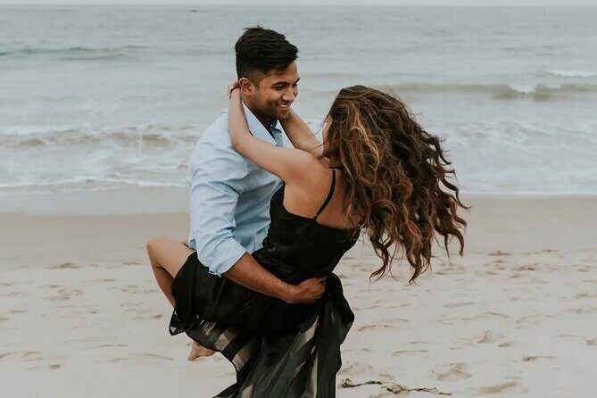 Couple Photoshoot in Goa - Stop 1: Sinquerim Beach shots that feel natural, not staged