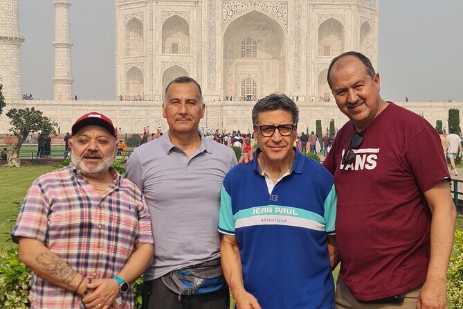 Day Trip Delhi to Agra by Express Train in 90 Min - A private guide at the Taj Mahal: stories, crowds, and camera angles