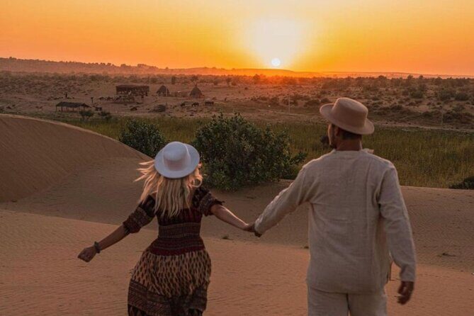 Dazzling Half Day Tour of Camel & Desert Safari with Sunset - Pickup by jeep, private timing, and the group discount angle