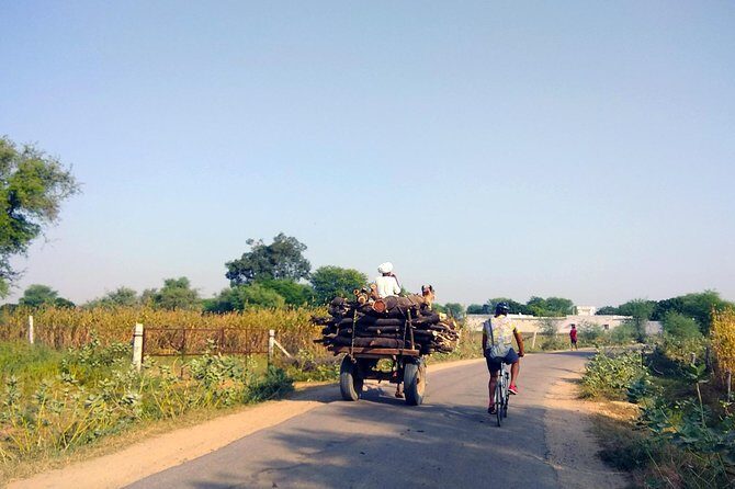 Delhi- Agra Long Distance Bicycle Trip - Day 1: Leaving Delhi, riding village roads, and arriving Vrindavan by evening