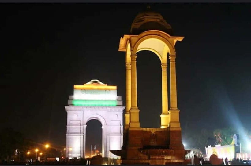 Delhi: Akshardham Temple, India Gate & Safdarjung Night Tour - The Sahaj Anand Water Show: catching it without overthinking the schedule