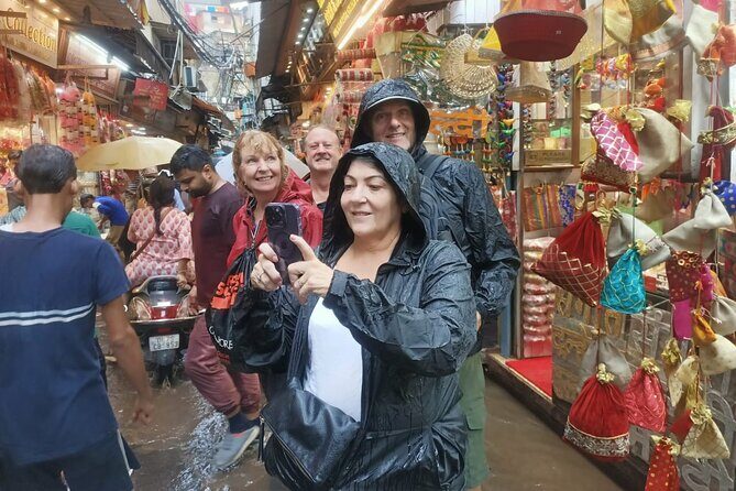 Delhi City Tour: Old Delhi, Markets, Monuments & Street Food Walk - Chawri Bazaar tuk tuk / rickshaw ride: tight streets, big atmosphere
