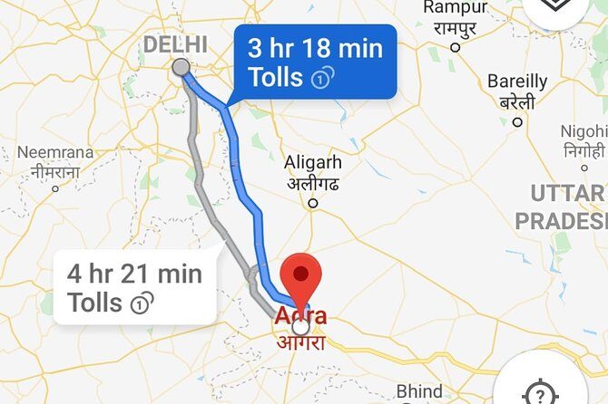 Delhi to Taj Mahal and return - Transportation with Tour Guide. - The value is in the stress-free transport