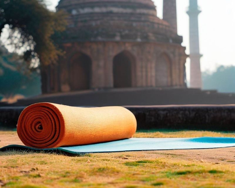 Delhi: Yoga in Lodhi Garden - The session rhythm: pranayam first, then postures, then meditation