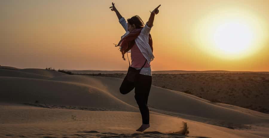 Exclusive Musical Evening at Desert Luxury Camp (NO CAMEL) - Sand Dunes at Sunset: Tea, Stillness, and the Camel Question