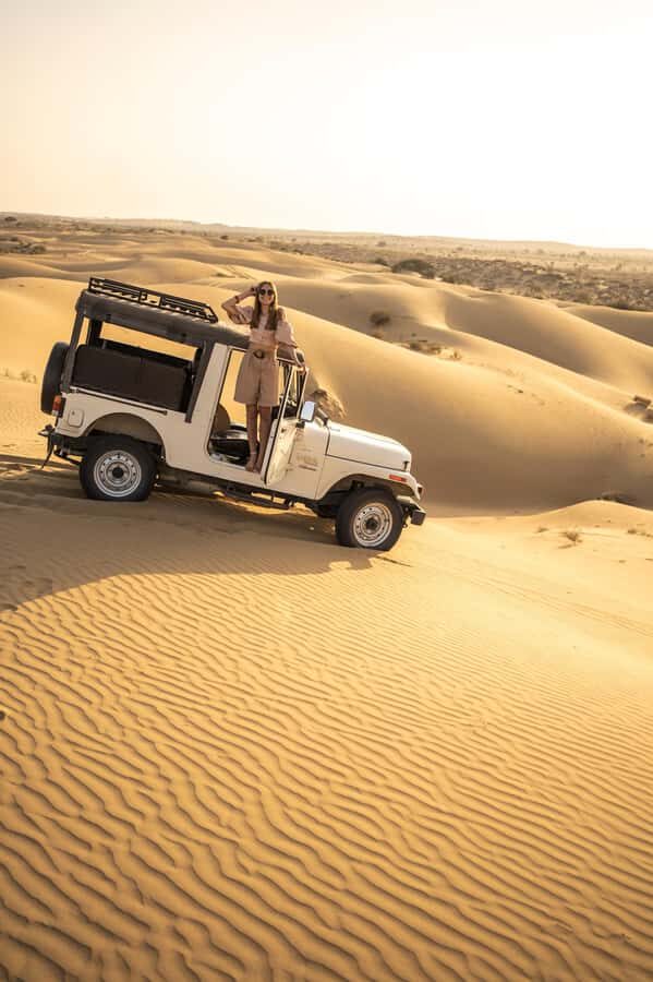 Exclusive Musical Evening at Desert Luxury Camp (NO CAMEL) - The Ride Out: Pickup, Countryside Stops, and Kuldhara’s Ghost Town
