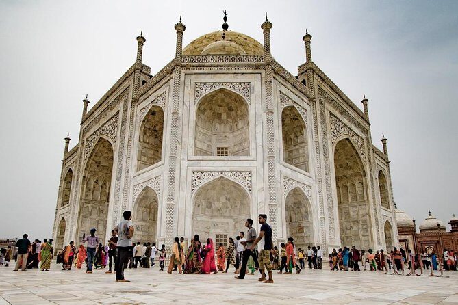 Explore Full Day Agra City Tour By Car - Agra Fort: Palaces, Mosques, and the Mughal Power Stage
