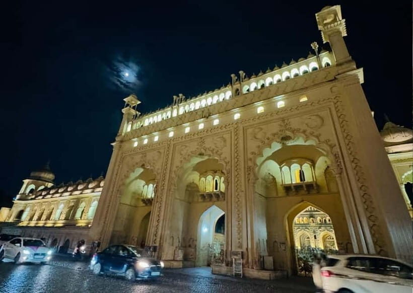Exploring Lucknow in Nightlights: Guided Tour by Foot - Satkhanda silhouette: the kind of view that rewards standing still