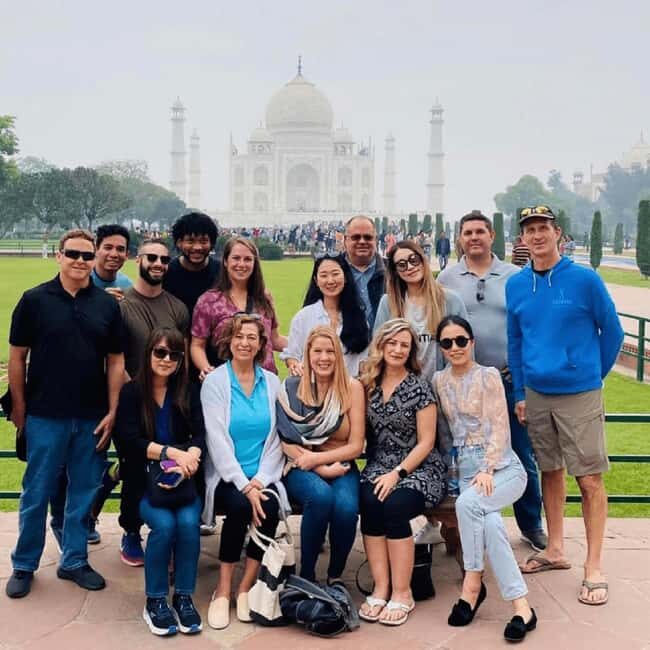 From Delhi: Skip-the-line Taj Mahal Shared Group Tour - Leaving Delhi: the easy meeting point and AC ride to Agra