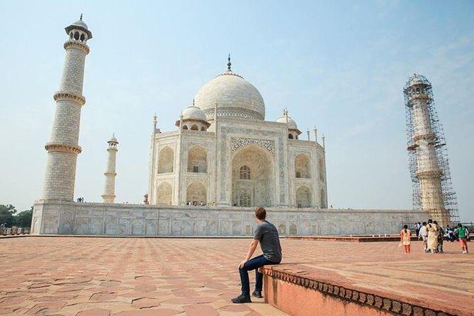 From Delhi: Taj Mahal, Agra Fort, and Baby Taj Day Trip - Entering the Taj area: the battery van shortcut