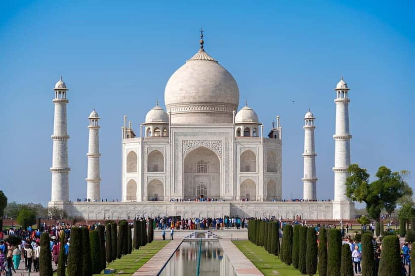 From Delhi: Taj Mahal, Agra Fort & Fatehpur Sikri Day Trip - Agra Fort: Panoramas and Mughal Power in Plain View