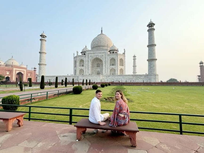 From Delhi : Taj Mahal & Agra Private Day Tour by Car - Mehtab Bagh Sunset: The Taj From the Opposite Side