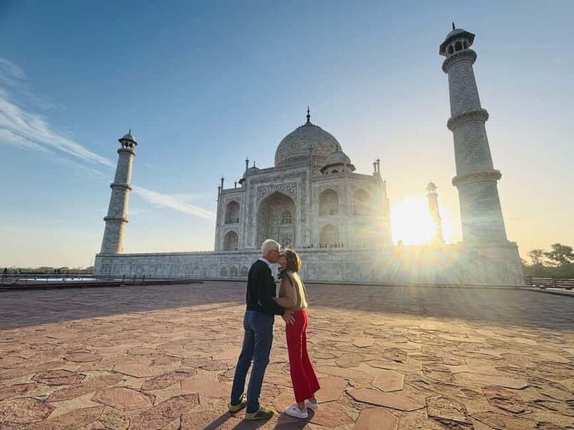 From Delhi: Taj Mahal & Agra Tour by Superfast Train - Taj Mahal: guided entry and time that lets you see more than postcard angles