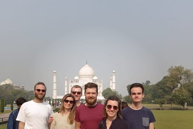 From Delhi: Taj Mahal Day Tour With Traditional Dress - Entering Taj Mahal with tickets in hand (and a guide inside)