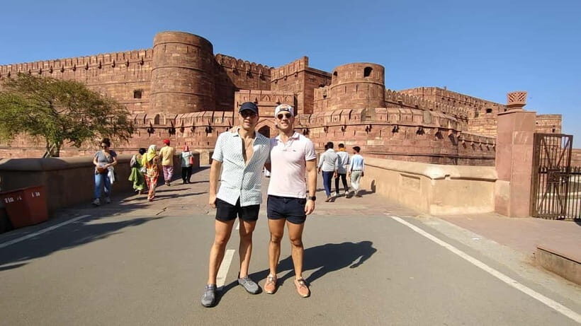From Jaipur: Private Taj Mahal & Agra Day Trip with 5<em> Lunch – Key points that make this day trip worth your time’ /></p>
<ul>
<li><strong>Fast-track Taj Mahal entry</strong> saves you time before you even reach the gates</li>
<li><strong>Private driver + live guide</strong> means you move at your pace, not a bus schedule</li>
<li><strong>Real guide names show up in the day-to-day experience</strong>, like Arif, Imran Ali Khan, Mehfooz, and Ankur Sharma</li>
<li><strong>Agra Fort plus Baby Taj</strong> gives you more than the one big headline site</li>
<li><strong>Hilton-area lunch option</strong> is built in for a clean break (and one you can actually enjoy)</li>
<li><strong>High transport rating</strong> (94% perfect scores) signals you’ll likely spend more time sightseeing than worrying</li>
</ul>
<h2 id="jaipur-to-agra-without-the-stress-the-private-ride-advantage">Jaipur to Agra without the stress: the private-ride advantage</h2>
<p> Lunch – Jaipur to Agra without the stress: the private-ride advantage’ /><br />
The drive from Jaipur to Agra is long enough that your mood matters. This tour is built around a private AC car, so you’re not stuck in shared shuttles or doing awkward bargaining mid-journey. Pickup is from your chosen spot in Jaipur, which is a big deal if you’re staying in a hotel that’s hard to find or you prefer to start from somewhere convenient.</p>
<p><p>That private format also affects your timing. You can usually keep the day from feeling like a checklist. Guides will often help you manage the order of moments inside the monuments—where to pause, where to step aside for photos, and how to avoid wasting time. In short: you get structure, but you’re not trapped in it.</p>
</p>
<p><p>One more value angle: the transport is repeatedly praised for safety and punctuality. Guests mention drivers like Shahid, Asrar, and Sharif arriving on time and handling traffic calmly. If you’re traveling solo, that matters. A couple of reviews highlight feeling safe and looked after throughout the day.</p>
</p>
<div style="margin: 20px 0; padding: 15px 0;"><p>You can also read our reviews of more private tours in Jaipur</p><ul style="margin: 10px 0; padding: 0; list-style: none;"><li style="margin: 0 0 10px 0; padding: 0 0 10px 0; border-bottom: 1px solid #eee; display: flex; align-items: flex-start; gap: 12px; line-height: 1.4;"><a href="https://theindiatraveller.com/jaipur-private-full-day-sightseeing-tour-by-car-with-guide/" aria-hidden="true" tabindex="-1"><img decoding="async" style="width: 80px; height: 60px; object-fit: cover; border-radius: 4px; flex-shrink: 0;" src="https://9.theindiatraveller.com/wp-content/uploads/jaipur-private-full-day-sightseeing-tour-by-car-with-guide-150x150.jpg" alt="" loading="lazy"></a><div><a href="https://theindiatraveller.com/jaipur-private-full-day-sightseeing-tour-by-car-with-guide/">Jaipur: Private Full Day Sightseeing Tour By Car with Guide</a><br><span style="font-size: 0.82em; color: #555; margin-top: 2px;"><span style="color: #f5a623;">★</span> 4.9 · 1,839 reviews</span></div></li><li style="margin: 0 0 10px 0; padding: 0 0 10px 0; border-bottom: 1px solid #eee; display: flex; align-items: flex-start; gap: 12px; line-height: 1.4;"><a href="https://theindiatraveller.com/full-day-jaipur-private-sightseeing-tour-by-car-with-guide/" aria-hidden="true" tabindex="-1"><img decoding="async" style="width: 80px; height: 60px; object-fit: cover; border-radius: 4px; flex-shrink: 0;" src="https://9.theindiatraveller.com/wp-content/uploads/full-day-jaipur-private-sightseeing-tour-by-car-with-guide-150x150.jpg" alt="" loading="lazy"></a><div><a href="https://theindiatraveller.com/full-day-jaipur-private-sightseeing-tour-by-car-with-guide/">Full-Day Jaipur Private Sightseeing Tour by Car with Guide</a><br><span style="font-size: 0.82em; color: #555; margin-top: 2px;"><span style="color: #f5a623;">★</span> 5.0 · 472 reviews</span></div></li><li style="margin: 0; padding: 0; border-bottom: none; display: flex; align-items: flex-start; gap: 12px; line-height: 1.4;"><a href="https://theindiatraveller.com/private-elephant-sanctuary/" aria-hidden="true" tabindex="-1"><img decoding="async" style="width: 80px; height: 60px; object-fit: cover; border-radius: 4px; flex-shrink: 0;" src="https://9.theindiatraveller.com/wp-content/uploads/private-elephant-sanctuary-150x150.jpg" alt="" loading="lazy"></a><div><a href="https://theindiatraveller.com/private-elephant-sanctuary/">Private Elephant Sanctuary</a><br><span style="font-size: 0.82em; color: #555; margin-top: 2px;"><span style="color: #f5a623;">★</span> 5.0 · 390 reviews</span></div></li></ul></div><h2 id="getting-into-the-taj-mahal-fast-track-entry-and-real-pacing">Getting into the Taj Mahal: fast-track entry and real pacing</h2>
<p> Lunch – Getting into the Taj Mahal: fast-track entry and real pacing’ /><br />
Taj Mahal lines can eat your morning. That’s why <strong>fast-track entry</strong> is one of the biggest practical wins here. You spend less time waiting and more time actually looking. Once inside, the guide helps you turn the visit into something you can understand, not just something you stare at through jet-lag.</p>
<p><p>You’ll typically get around three hours for the Taj Mahal guided experience. That’s enough time to:</p>
</p>
<ul>
<li>walk the main areas without rushing</li>
<li>stop for multiple photo positions</li>
<li>absorb the architecture details your guide points out</li>
</ul>
<p><p>A neat pattern from the better experiences: many guides are strong at photo timing. Several people specifically call out guides who take photos using your phone and suggest angles that avoid the worst crowd backgrounds. One guest even described sunrise being special, which usually happens when the pickup is early. If you want that softer light, plan for a morning start and be ready to move quickly.</p>
</p>
<h2 id="taj-mahal-with-a-guide-what-makes-the-marble-visit-click">Taj Mahal with a guide: what makes the marble visit click</h2>
<p> Lunch – Taj Mahal with a guide: what makes the marble visit click’ /><br />
Taj Mahal is famous. It’s also easy to view it like a postcard and move on. A good guide flips that. In the reviews, guides like Arif, Imran Ali Khan, Mehfooz, and Anshu come across as clear explainers who translate the monument into real design choices—materials, symmetry, and the why behind the visual impact.</p>
<p><p>Here’s what you’ll likely notice with a strong guide:</p>
</p>
<ul>
<li>how the white marble shifts in color as you move</li>
<li>how the Taj is planned to feel balanced from different viewpoints</li>
<li>small architectural details you would otherwise miss</li>
<li>context about the mausoleum’s place in Mughal-era planning</li>
</ul>
<p><p>Guides also help with the practical stuff inside the crowds. People mention getting guidance on where to stand for photos, when to move, and how to handle posed-photo photographers who approach visitors. The best part is you’re not left to figure it out alone. Your guide stays with you and keeps the day feeling controlled.</p>
</p>
<p><p>A quick heads-up: Taj Mahal is closed every Friday. If your trip lands on a Friday, this is an instant itinerary problem—so check dates before you book.</p>
</p>
<h2 id="agra-fort-next-why-its-more-than-a-stop-on-the-way">Agra Fort next: why it’s more than a stop on the way</h2>
<p> Lunch – Agra Fort next: why it’s more than a stop on the way’ /><br />
After the Taj, the day usually shifts into Agra’s power-and-defense side at <strong>Agra Fort</strong>. The Fort visit is shorter than the Taj (about an hour guided), but it still gives you a different lens on the city. You go from a white marble symbol to a more fortress-style view of rule, control, and Mughal planning.</p>
<p><p>What you should expect from the Fort stop:</p>
</p>
<ul>
<li>a guided walk through key sections</li>
<li>story-driven context that connects the Fort to the same era as the Taj</li>
<li>views that help you see why Agra became such a key place</li>
</ul>
<p><p>Some guests say the Fort was a favorite because it feels less crowded than Taj Mahal. Even if it isn’t your only reason to go, it adds depth. You start understanding Agra as a whole city, not just one monument.</p>
</p>
<p><p>If your time feels tight, remember this: the Fort is the place where you’ll appreciate the day more if you can take in the structure slowly. One hour is enough if you have guidance to point you toward the most meaningful spots.</p>
</p>
<h2 id="baby-taj-the-quieter-add-on-that-actually-earns-its-place">Baby Taj: the quieter add-on that actually earns its place</h2>
<p> Lunch – Baby Taj: the quieter add-on that actually earns its place’ /><br />
Baby Taj is the detour that many people end up loving more than they expected. The visit is about 30 minutes guided, which means you can enjoy it without feeling like you’re giving up your whole day.</p>
<p><p>Why it works:</p>
</p>
<ul>
<li>it’s less overwhelming than the main Taj experience</li>
<li>it lets you compare design details without the biggest crowd crush</li>
<li>it feels like a calmer, more human-sized stop</li>
</ul>
<p><p>A simple strategy for this portion: treat it like a reset. If Taj Mahal makes your eyes and brain go on overload, Baby Taj can bring you back to slower looking. It’s also a useful contrast to the huge, central landmark you already saw.</p>
</p>
<div style="margin: 20px 0; padding: 15px 0;"><p>A few more Jaipur tours and experiences worth a look</p><ul style="margin: 10px 0; padding: 0; list-style: none;"><li style="margin: 0 0 10px 0; padding: 0 0 10px 0; border-bottom: 1px solid #eee; display: flex; align-items: flex-start; gap: 12px; line-height: 1.4;"><a href="https://theindiatraveller.com/pushkar-day-trip-from-jaipur-private-car-safari-guide-lunch/" aria-hidden="true" tabindex="-1"><img decoding="async" style="width: 80px; height: 60px; object-fit: cover; border-radius: 4px; flex-shrink: 0;" src="https://9.theindiatraveller.com/wp-content/uploads/pushkar-day-trip-from-jaipur-private-car-safari-guide-lunch-150x150.jpg" alt="" loading="lazy"></a><div><a href="https://theindiatraveller.com/pushkar-day-trip-from-jaipur-private-car-safari-guide-lunch/">Pushkar Day Trip from Jaipur – Private Car, Safari, Guide & Lunch</a><br><span style="font-size: 0.82em; color: #555; margin-top: 2px;"><span style="color: #f5a623;">★</span> 4.5 · 45 reviews</span></div></li><li style="margin: 0 0 10px 0; padding: 0 0 10px 0; border-bottom: 1px solid #eee; display: flex; align-items: flex-start; gap: 12px; line-height: 1.4;"><a href="https://theindiatraveller.com/block-printing-workshop-in-jaipur-including-lunch/" aria-hidden="true" tabindex="-1"><img decoding="async" style="width: 80px; height: 60px; object-fit: cover; border-radius: 4px; flex-shrink: 0;" src="https://9.theindiatraveller.com/wp-content/uploads/block-printing-workshop-in-jaipur-including-lunch-150x150.jpg" alt="" loading="lazy"></a><div><a href="https://theindiatraveller.com/block-printing-workshop-in-jaipur-including-lunch/">Block Printing Workshop in Jaipur! (including lunch)</a><br><span style="font-size: 0.82em; color: #555; margin-top: 2px;"><span style="color: #f5a623;">★</span> 5.0 · 34 reviews</span></div></li><li style="margin: 0 0 10px 0; padding: 0 0 10px 0; border-bottom: 1px solid #eee; display: flex; align-items: flex-start; gap: 12px; line-height: 1.4;"><a href="https://theindiatraveller.com/all-inclusive-private-jaipur-city-tour-with-5-star-lunch-guide/" aria-hidden="true" tabindex="-1"><img decoding="async" style="width: 80px; height: 60px; object-fit: cover; border-radius: 4px; flex-shrink: 0;" src="https://9.theindiatraveller.com/wp-content/uploads/all-inclusive-private-jaipur-city-tour-with-5-star-lunch-guide-150x150.jpg" alt="" loading="lazy"></a><div><a href="https://theindiatraveller.com/all-inclusive-private-jaipur-city-tour-with-5-star-lunch-guide/">All Inclusive Private Jaipur City Tour with 5-star Lunch & Guide</a><br><span style="font-size: 0.82em; color: #555; margin-top: 2px;"><span style="color: #f5a623;">★</span> 5.0 · 34 reviews</span></div></li><li style="margin: 0; padding: 0; border-bottom: none; display: flex; align-items: flex-start; gap: 12px; line-height: 1.4;"><a href="https://theindiatraveller.com/jaipur-full-day-sightseeing-tour-with-guide-and-lunch/" aria-hidden="true" tabindex="-1"><img decoding="async" style="width: 80px; height: 60px; object-fit: cover; border-radius: 4px; flex-shrink: 0;" src="https://9.theindiatraveller.com/wp-content/uploads/jaipur-full-day-sightseeing-tour-with-guide-and-lunch-150x150.jpg" alt="" loading="lazy"></a><div><a href="https://theindiatraveller.com/jaipur-full-day-sightseeing-tour-with-guide-and-lunch/">Jaipur: Full-Day Sightseeing Tour with Guide and Lunch</a><br><span style="font-size: 0.82em; color: #555; margin-top: 2px;"><span style="color: #f5a623;">★</span> 4.9 · 25 reviews</span></div></li></ul></div><h2 id="the-lunch-break-at-doubletree-by-hilton-agra">The lunch break at DoubleTree by Hilton Agra</h2>
<p><img width="689" height="650" decoding="async" src=