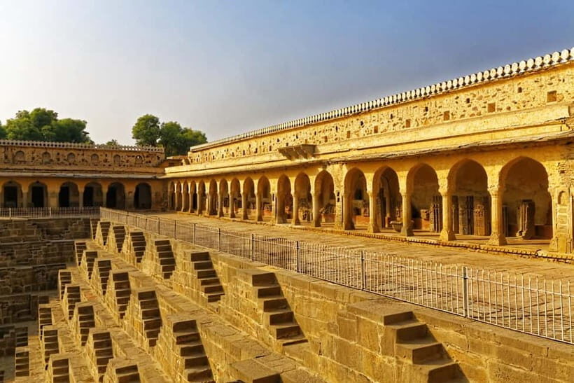 From Jaipur: Same Day Trip to Abhaneri Chand Baori Stepwell - The Monkey Temple stop: a calmer, partially restored contrast