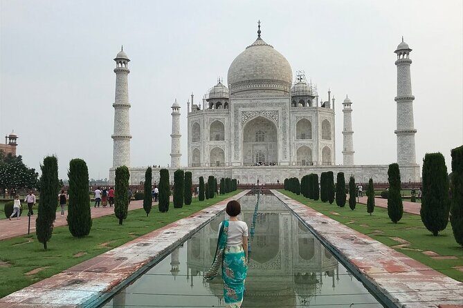 Full Day Agra Tuk Tuk Tour with Taj Mahal and Agra Fort - Stop 4: Mehtab Bagh—aim for the mirrored Taj moments