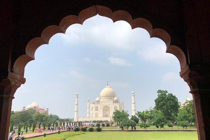 Full Day Private Taj Mahal & Agra Tour from Delhi by Express Train - Agra Fort: Akbar’s Power Base and Taj Views