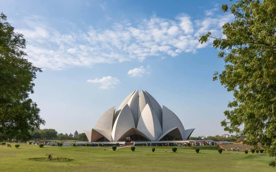 Full Day Tour of Old & New Delhi with India Iconic Red fort - Lotus Temple and India Gate Photos: New Delhi’s Calm Geometry