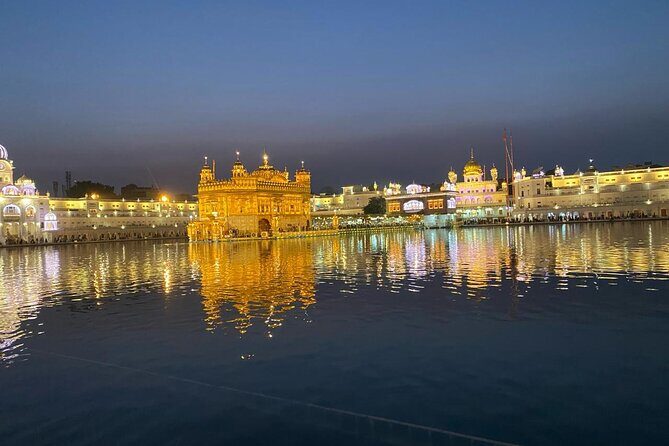 Golden Temple Night Ceremony and Light Visit Tour with Pick-Drop - Stop 1: arriving at the Golden Temple for the Night ceremony