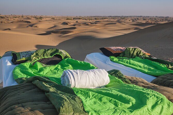 Historical Places with Private Camping in Thar Desert. - Bada Bagh and Amar Sagar Jain Temple: desert monuments with different moods