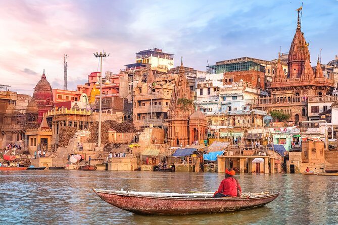Holy North India & Nepal Journey - Varanasi at first light: Ganges boat ride, ghats life, and Sarnath