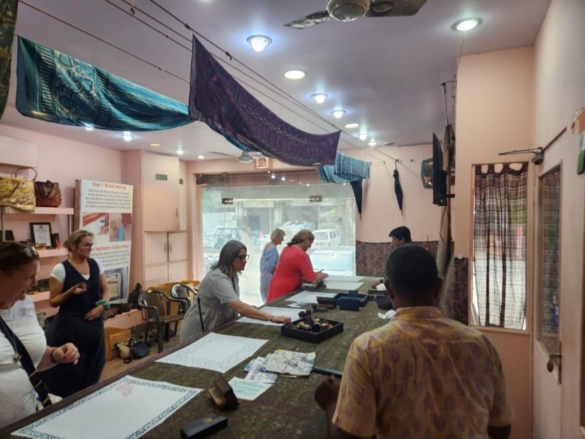 Jaipur: Block Printing Workshop In the Heart of City Center - The optional jewelry factory stop: nice add-on or shopping fatigue?