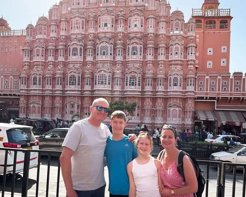 Jaipur: Explore the City's Historic Gems – Half-Day Tour - Hawa Mahal exterior: the iconic façade without the long linger
