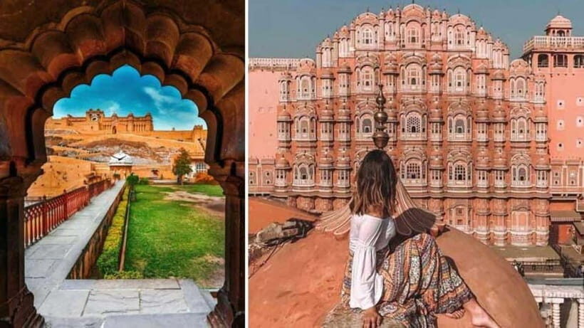 Jaipur: Full Day City sightseeing with Car, Guide & Lunch - Jal Mahal on Man Sagar Lake: a calm pause from the pace