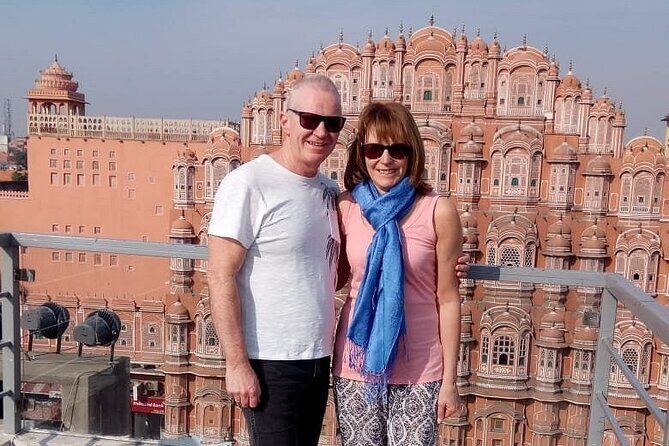 Jaipur Half-Day Tour with Flower Market and Block Printing - Hawa Mahal and the flower market: where the streets start humming