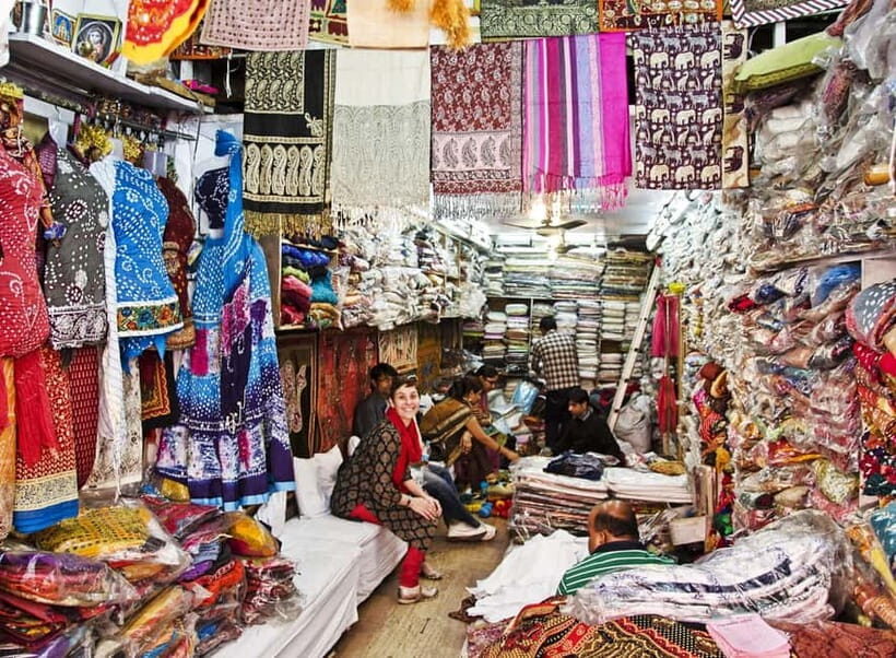 Jaipur: Private Shopping Tour with Block Printing Workshop - Shopping time that actually connects to the craft
