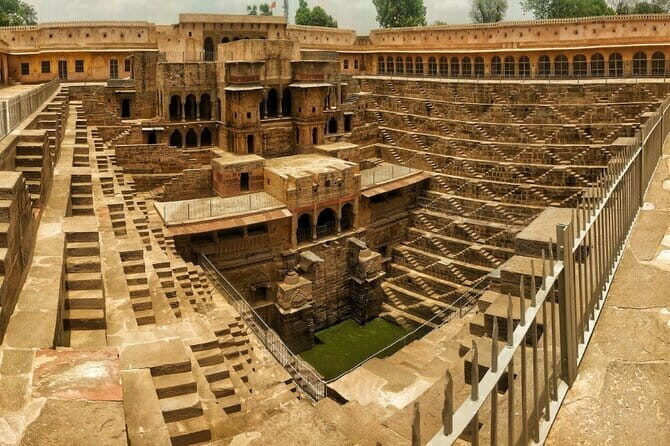 Jaipur to Agra Day Trip with Fatehpur Sikri and Abhaneri - Chand Baori Stepwell: the “counting stairs” stop in Abhaneri