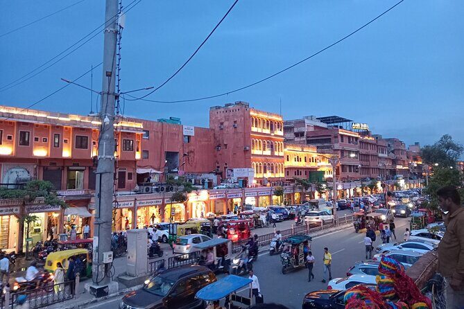 Jaipur@Twilight Guided Heritage City walk tour with Food Tasting - Meeting Point and the Route Rhythm from Raj Mandir to Albert Hall Museum