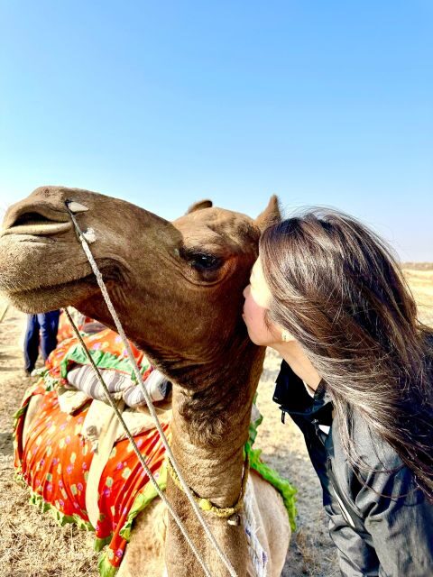 JAISALMER : DESERT EXPERIENCE SLEEPING UNDER THE STAR - Your morning return: tea, breakfast, and one last camel ride