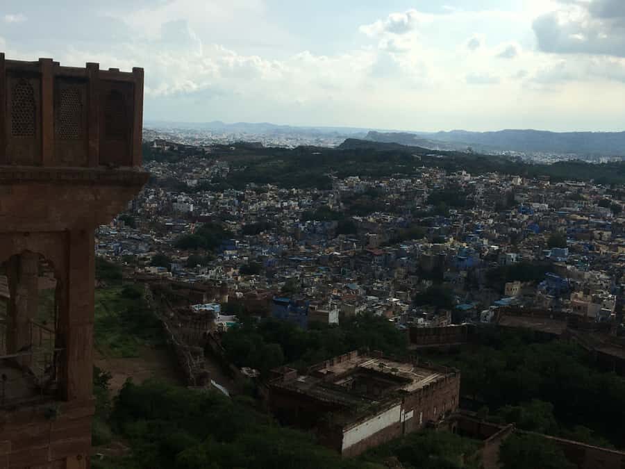jodhpur blue city walking tour with guide - The tuk tuk pickup and Clock Tower orientation