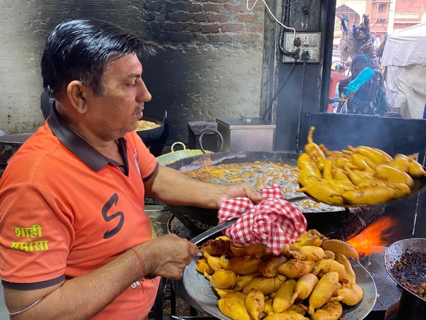 jodhpur: street food tour with over 8 food tastings - Clock Tower Market: start with samosa, lassi, and the street’s energy