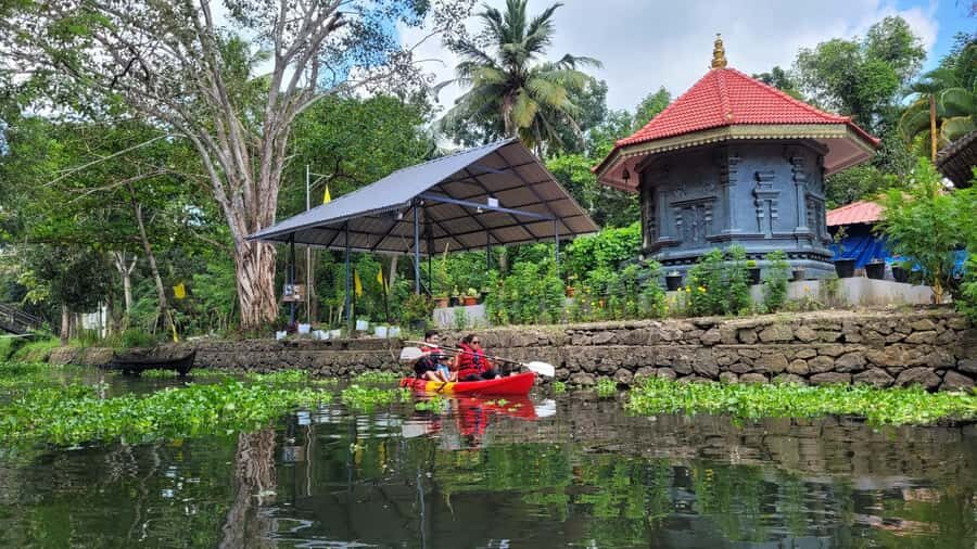 Kerala Backwater Village Kayaking Tour Full Day (Nedumudy) - What You See: Village Life Up Close (Not From a Far Boat)