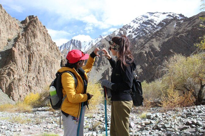Ladakh One Day Trek- Gyamtsa to Phyang Village - Lunch, poles, and a guide who keeps things moving